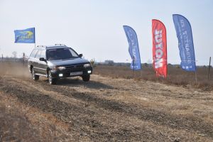 Тут Субарика и понесло. Облетел Pajero, но только один раз. - subarist.ru