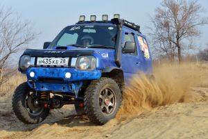 Александр Лащенков, Никита Аркатов на Suzuki Jimny были в ударе. Фото Игоря Егорова  - subarist.ru