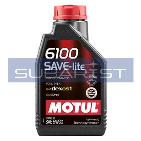 Масло моторное 5W30 API SP/CF, ILSAC GF-5 Motul 6100 Save-Lite 5W30 (1 л) Technosynthese® Рекомендации всех японских производителей