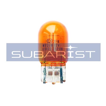 Лампа WY21W 12V 21W WX3x16d T20 Koito 1870A (янтарная)