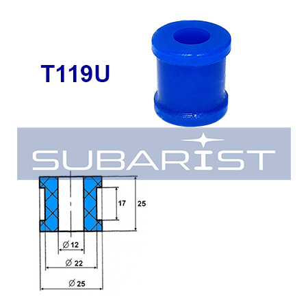 Втулка 12,0x25/22/25x25 [90385-12015] Фортуна T119U (линка Toyota LiteAce Noah, TownAce Noah)