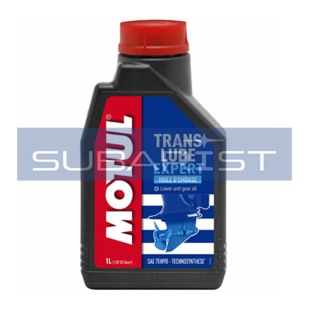 Масло трансмиссионное 75W90 Translube Expert 75W-90 (1 л) для редукторов гребного винта Mercury, Seagull, Selva, Suzuki, Tohatsu, Yamaha, ..
