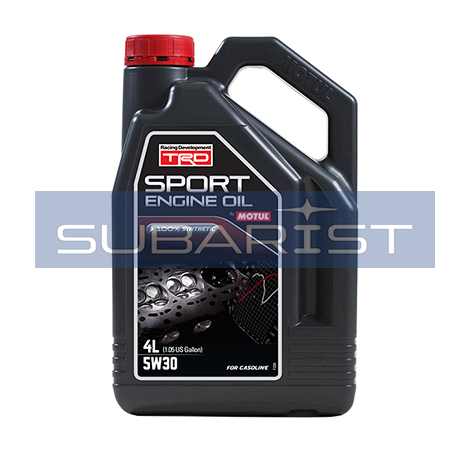 Масло моторное 5W30 API SN, ACEA С2 Motul TRD Sport 5W30 (4 л) 100% синтетика, одобрение Toyota Racing Development